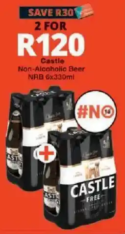 Checkers Castle Non-Alcoholic Beer offer