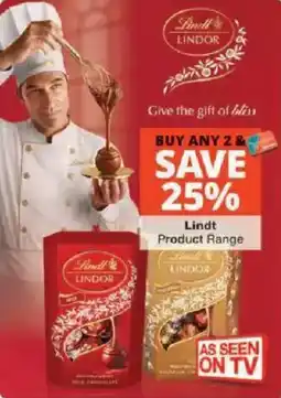 Checkers Lindt Lindor Product Range offer