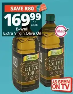 Checkers B-well Extra Virgin Olive Oil offer