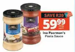 Checkers Ina Paarman's Pasta Sauce offer