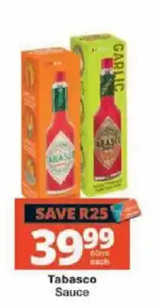 Checkers Tabasco Sauce offer