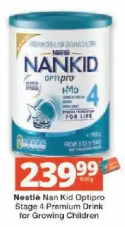 Checkers Nestlé Nan Kid Optipro Stage 4 Premium Drink for Growing Children offer