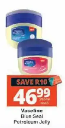 Checkers Vaseline Blue Seal Petroleum Jelly offer