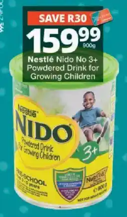 Checkers Nestlé Nido No 3+ Powdered Drink for Growing Children offer
