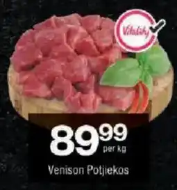Checkers Venison Poltjekos offer