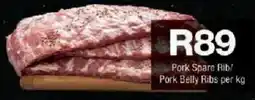 Checkers Pork Spare Rib/ Pork Belly Ribs offer