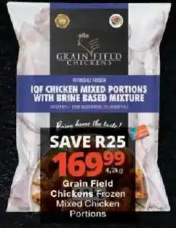 Checkers Grain Field Chickens Frozen Mixed Chicken Portions offer