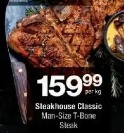 Checkers Steakhouse Classic Man-Size T-Bone Steak offer