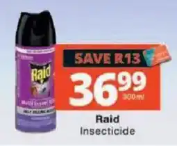 Checkers Raid Insecticide offer