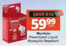 Checkers Mortein PowerGard Liquid Mosquito Repellent offer