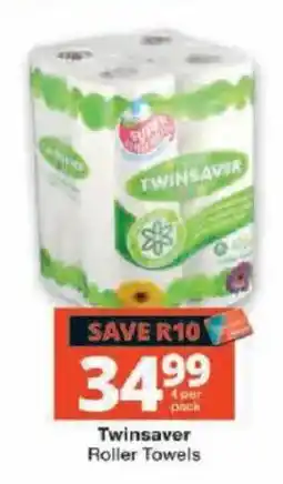 Checkers Twinsaver Roller Towels offer