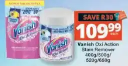 Checkers Vanish Oxi Action Stain Remover offer