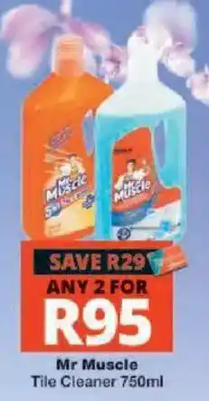 Checkers Mr Muscle Tile Cleaner offer