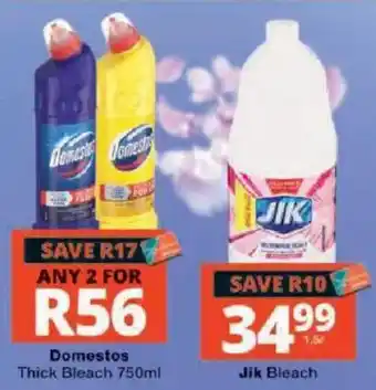 Checkers Domestos Thick Bleach offer