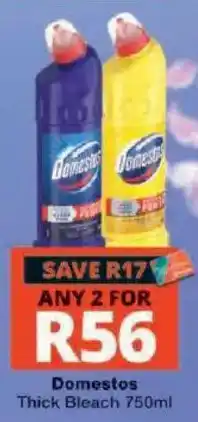Checkers Domestos Thick Bleach offer