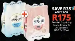 Checkers Bernini Sparkling Grape Frizzante offer