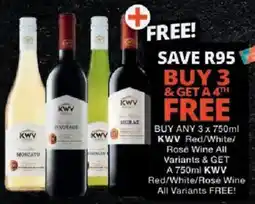 Checkers KWV Wine All Variants offer