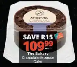 Checkers The Bakery Chocolate Mousse Cake offer