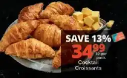 Checkers Cocktail Croissants offer