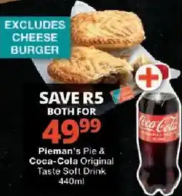 Checkers Pieman's Pie & Coca-Cola Original offer