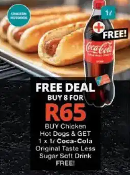 Checkers Chicken Hot Dogs offer