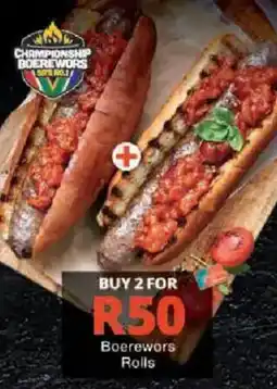 Checkers Boerewors Rolls offer