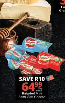 Checkers Babybel Mini Semi-Soft Cheese offer