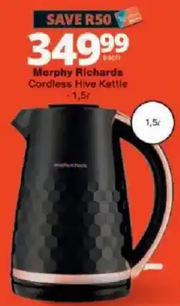 Checkers Morphy Richards Cordless Hive Kettle offer