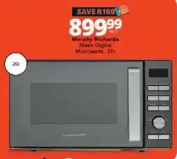 Checkers Morphy Richards Black Digital Microwave offer