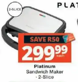 Checkers Platinum Sandwich Maker offer