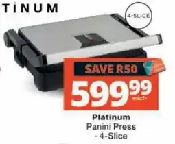 Checkers Platinum Panini Press offer