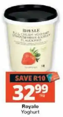 Checkers Royale Yoghurt offer