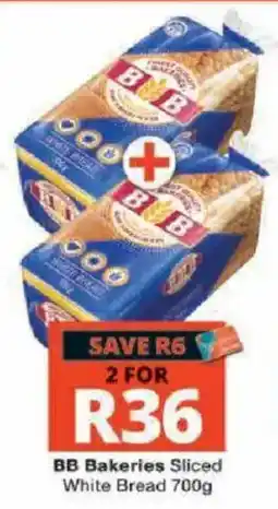 Checkers BB Bakeries Sliced White Bread offer