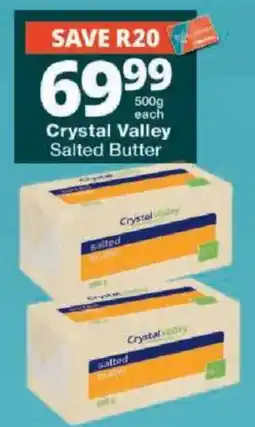 Checkers Crystal Valley Salted Butter offer