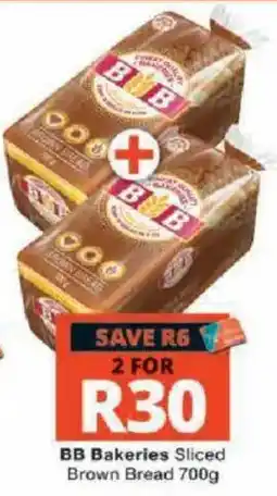 Checkers BB Bakeries Sliced Brown Bread offer