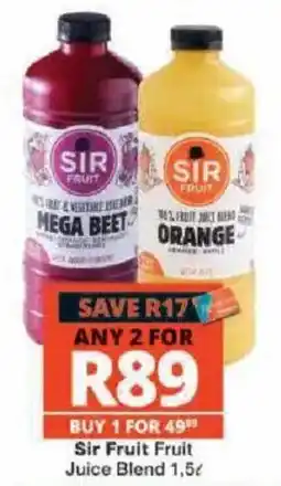 Checkers Sir Fruit Fruit Juice Blend offer