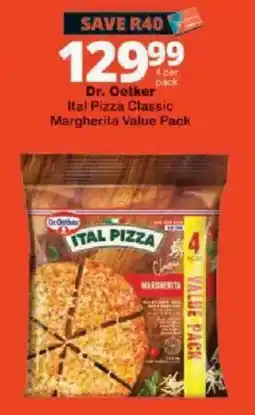 Checkers Dr Oetker Ital Pizza Classic Margherita offer