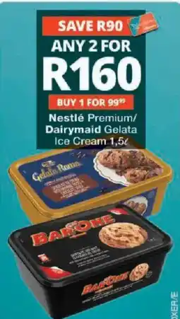 Checkers Nestlé Premium/Dairymaid Gelata Ice Cream offer