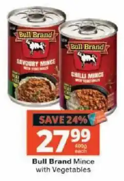 Checkers Bull Brand Mince with Vegetables offer