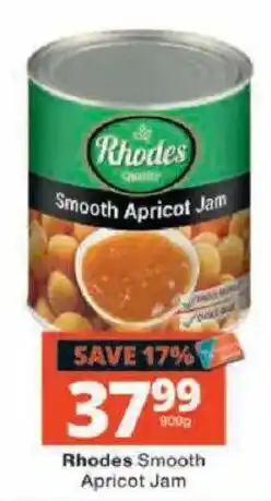 Checkers Rhodes Smooth Apricot Jam offer