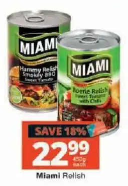 Checkers Miami Relish offer