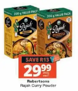 Checkers Robertsons Rajah Curry Powder offer