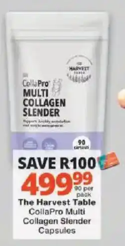 Checkers The Harvest Table CollaPro Multi Collagen Slender Capsules offer