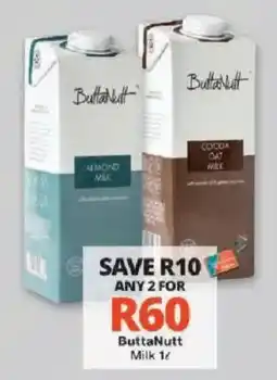 Checkers ButtaNutt Milk offer
