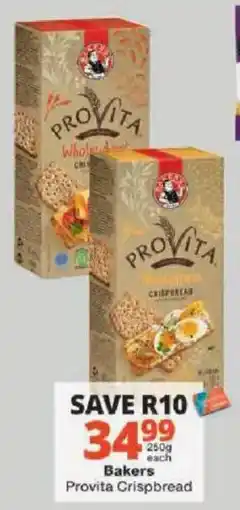 Checkers Bakers Provita Crispbread offer