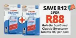 Checkers Hulett's EquiSweet Classic Sweetener Tablets offer