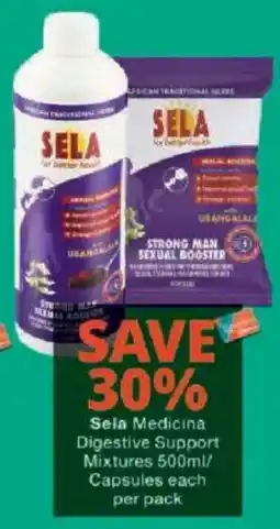 Checkers Sela Medicina Digestive Support Mixtures offer