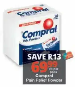Checkers Compral Pain Relief Powder offer