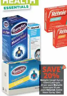 Checkers Benylin Cough Syrup offer