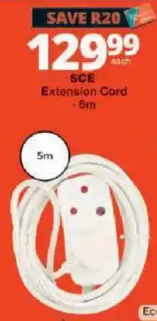 Checkers SCE Extension Cord offer